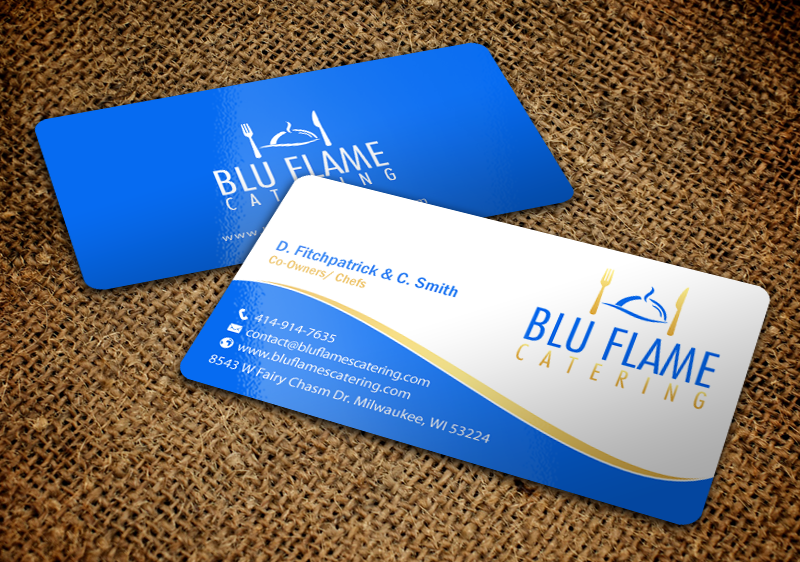 Design En-Tête par chandrayaan.creative pour Blu Flame Catering INC | Design #10324001