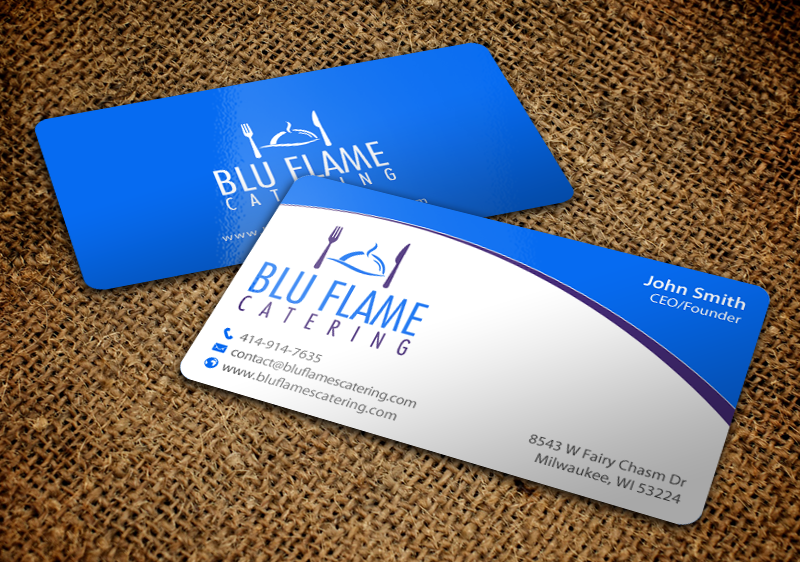 Briefkopf-Design von chandrayaan.creative für Blu Flame Catering INC | Design #10324003