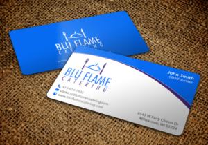 Diseño de Membrete por chandrayaan.creative para Blu Flame Catering INC | Diseño: #10324003