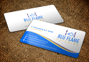 Diseño de Membrete por chandrayaan.creative para Blu Flame Catering INC | Diseño: #10324008