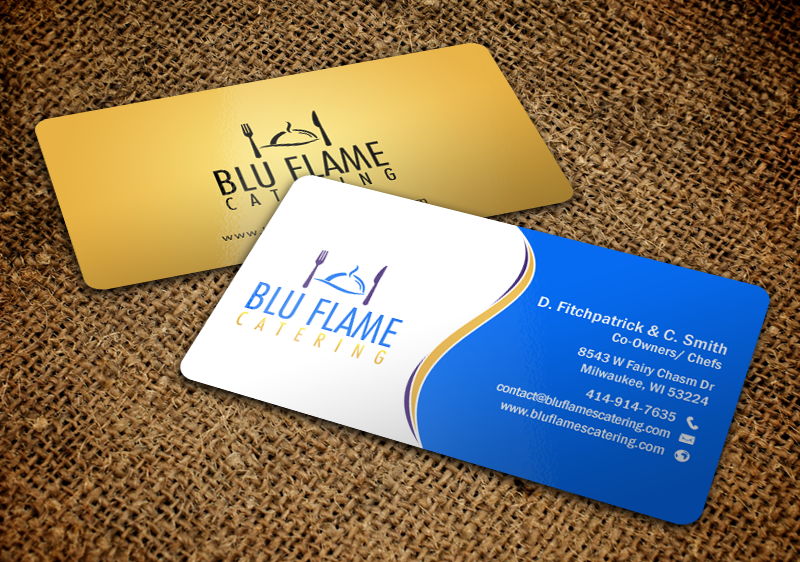 Diseño de Membrete por chandrayaan.creative para Blu Flame Catering INC | Diseño #10324010