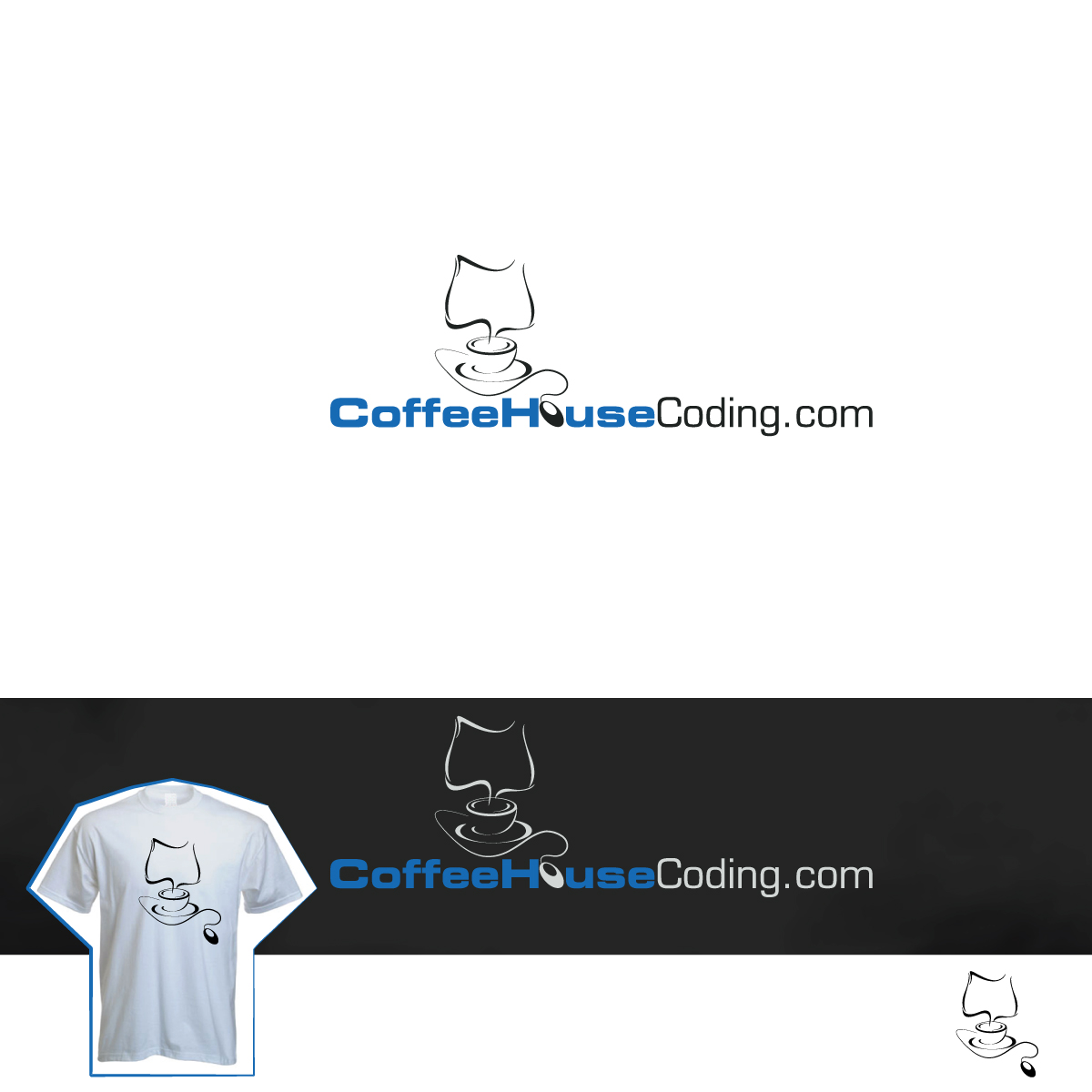 Logo Design by Mike for Coffee House Coding | Design #2173373