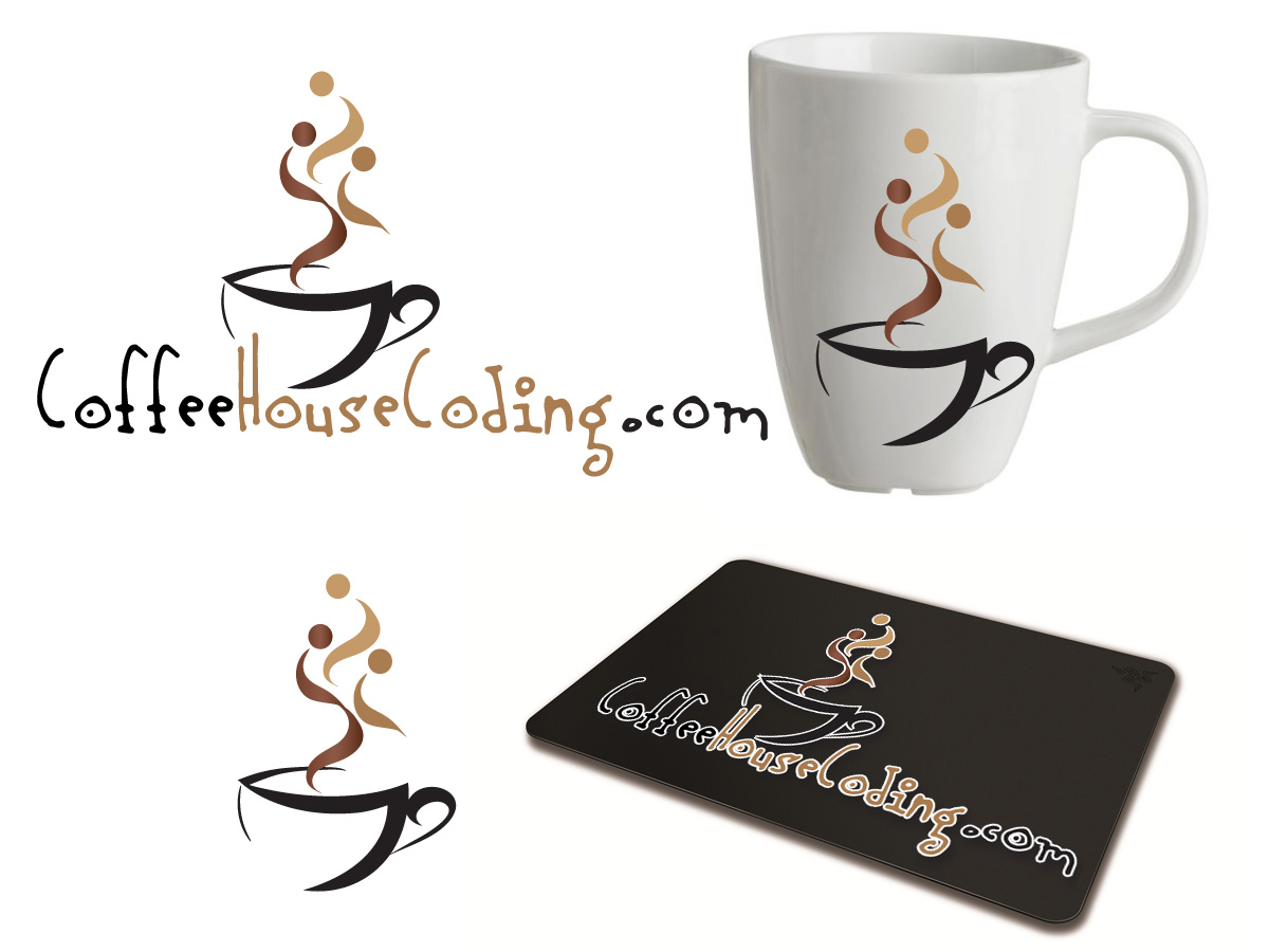 Logo Design by Soula Vetter for Coffee House Coding | Design #2171606