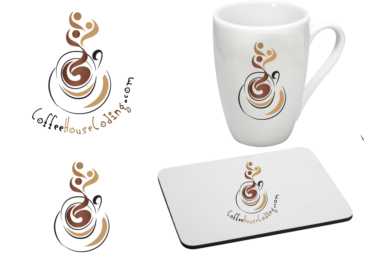 Logo Design by Soula Vetter for Coffee House Coding | Design #2173564