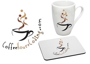 Logo Design by Soula Vetter for Coffee House Coding | Design: #2184786