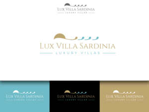 Diseño de Logo por wonderland para Lux Villa Sardinia | Diseño: #10339559