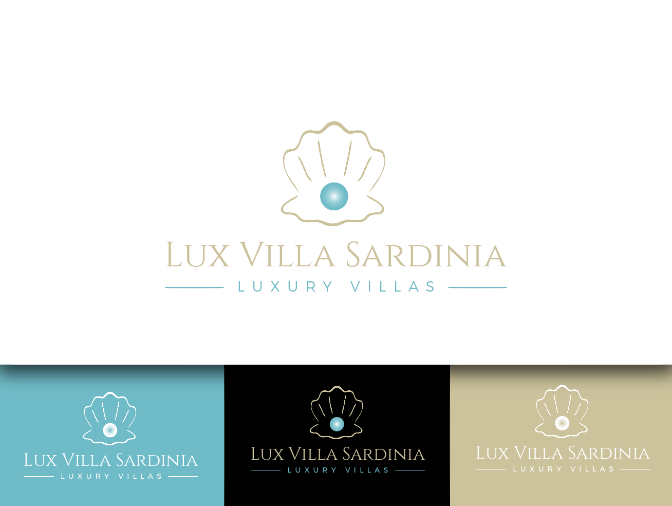 Logo Design by wonderland for Lux Villa Sardinia | Design #10354083