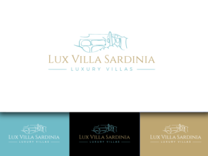 Diseño de Logo por wonderland para Lux Villa Sardinia | Diseño: #10368159