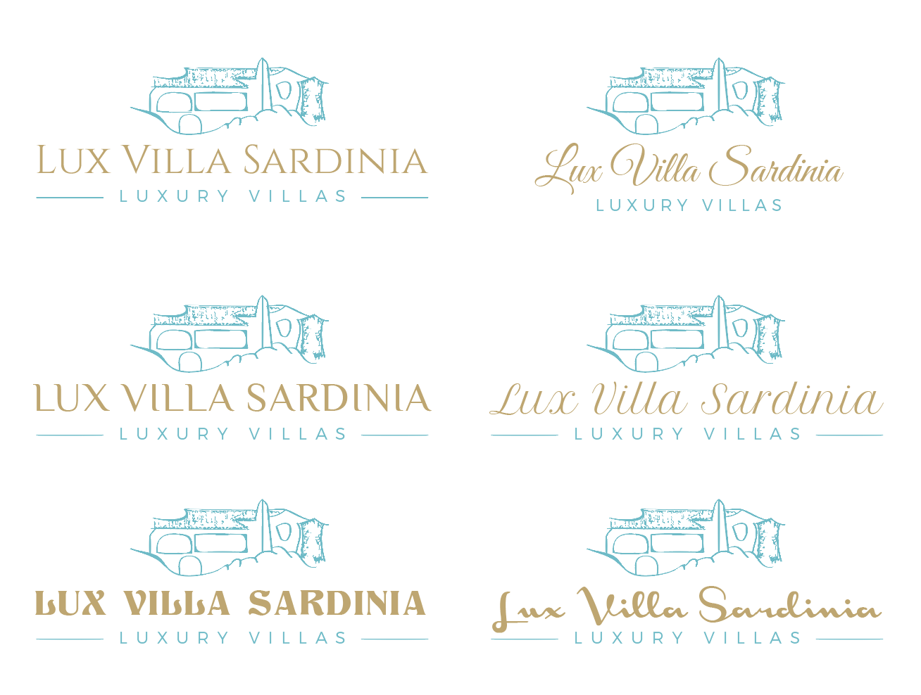 Design de Logo par wonderland pour Lux Villa Sardinia | Design #10385674