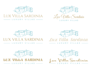 Diseño de Logo por wonderland para Lux Villa Sardinia | Diseño: #10385674