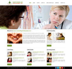Web Design by pb for Cancer Counselling Professionals Inc | Design: #2179683