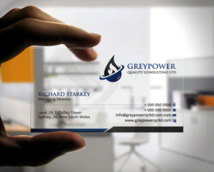 GreyPower Quality Consulting (GPQC) ? | Business Card Design by Stylez Designz