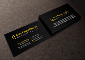 Visitenkarten-Design von Creations Box 2015 für GreyPower Quality Consulting Ltd. | Design: #10315497
