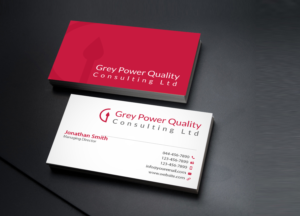 Visitenkarten-Design von Creations Box 2015 für GreyPower Quality Consulting Ltd. | Design: #10315499