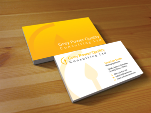 Design de Carte de Visite par Creations Box 2015 pour GreyPower Quality Consulting Ltd. | Design : #10315514