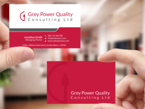 Design de Carte de Visite par Creations Box 2015 pour GreyPower Quality Consulting Ltd. | Design : #10315515