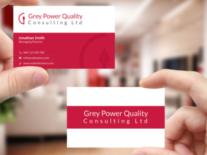 Design de Carte de Visite par Creations Box 2015 pour GreyPower Quality Consulting Ltd. | Design : #10315516