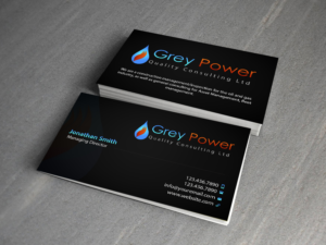 Design de Carte de Visite par Creations Box 2015 pour GreyPower Quality Consulting Ltd. | Design : #10315520