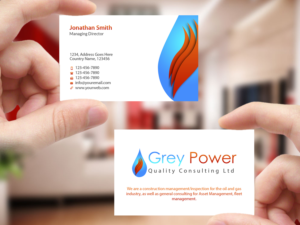 Design de Carte de Visite par Creations Box 2015 pour GreyPower Quality Consulting Ltd. | Design : #10315529