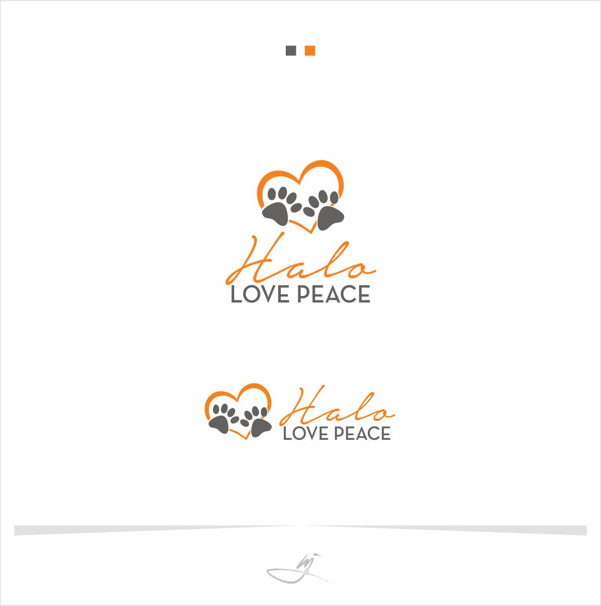 Logo Design by Mimi &amp; Max for Halo Love Peace | Design #10324547