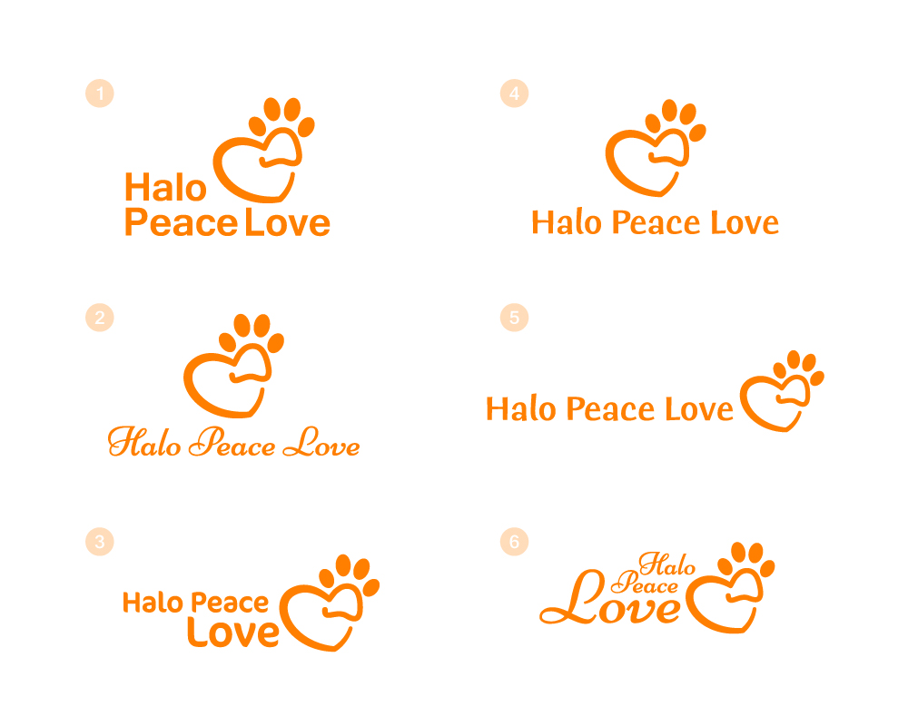 Logo Design by creativelogodesigner86 for Halo Love Peace | Design #10318709