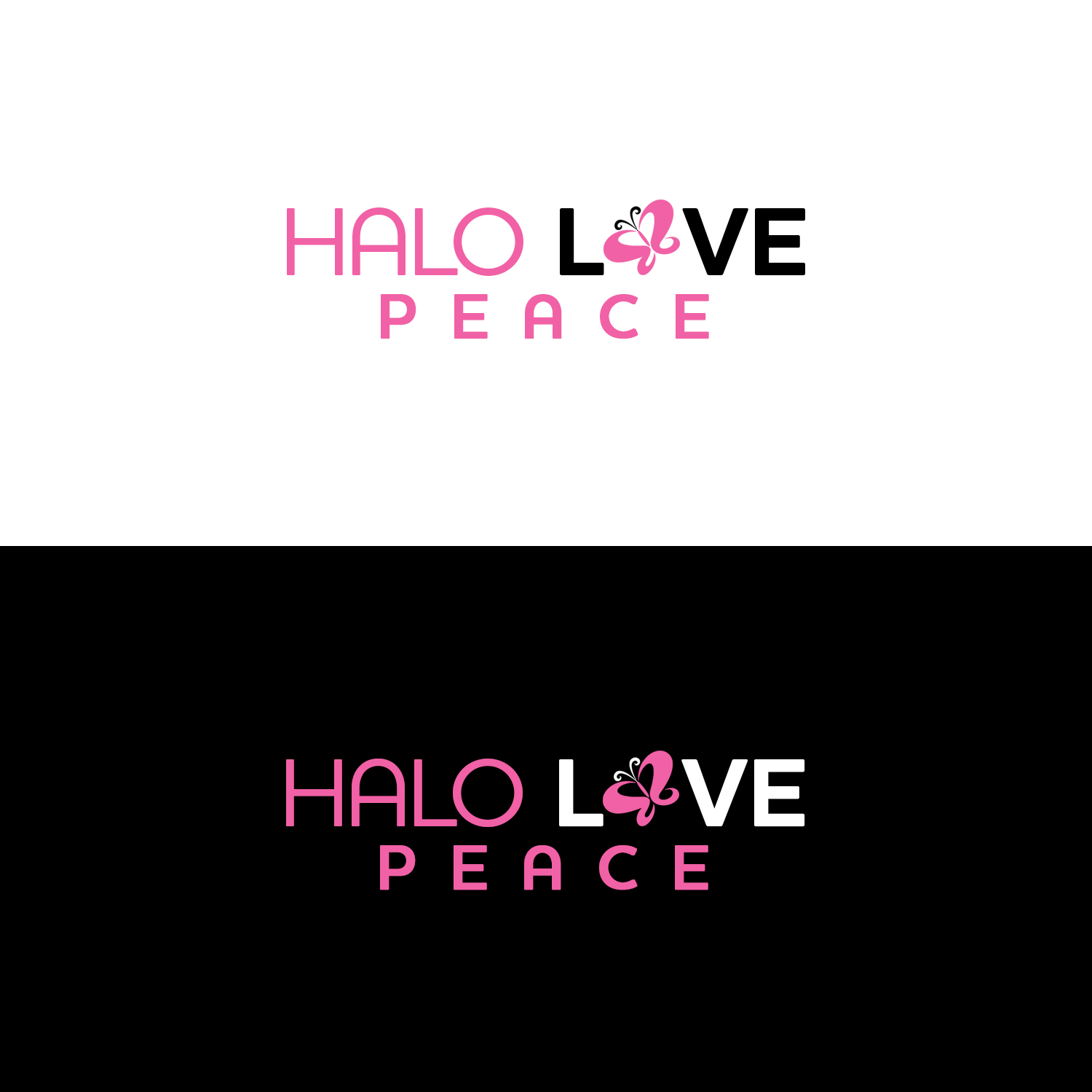 Logo Design by rivemediadesign for Halo Love Peace | Design #10316704