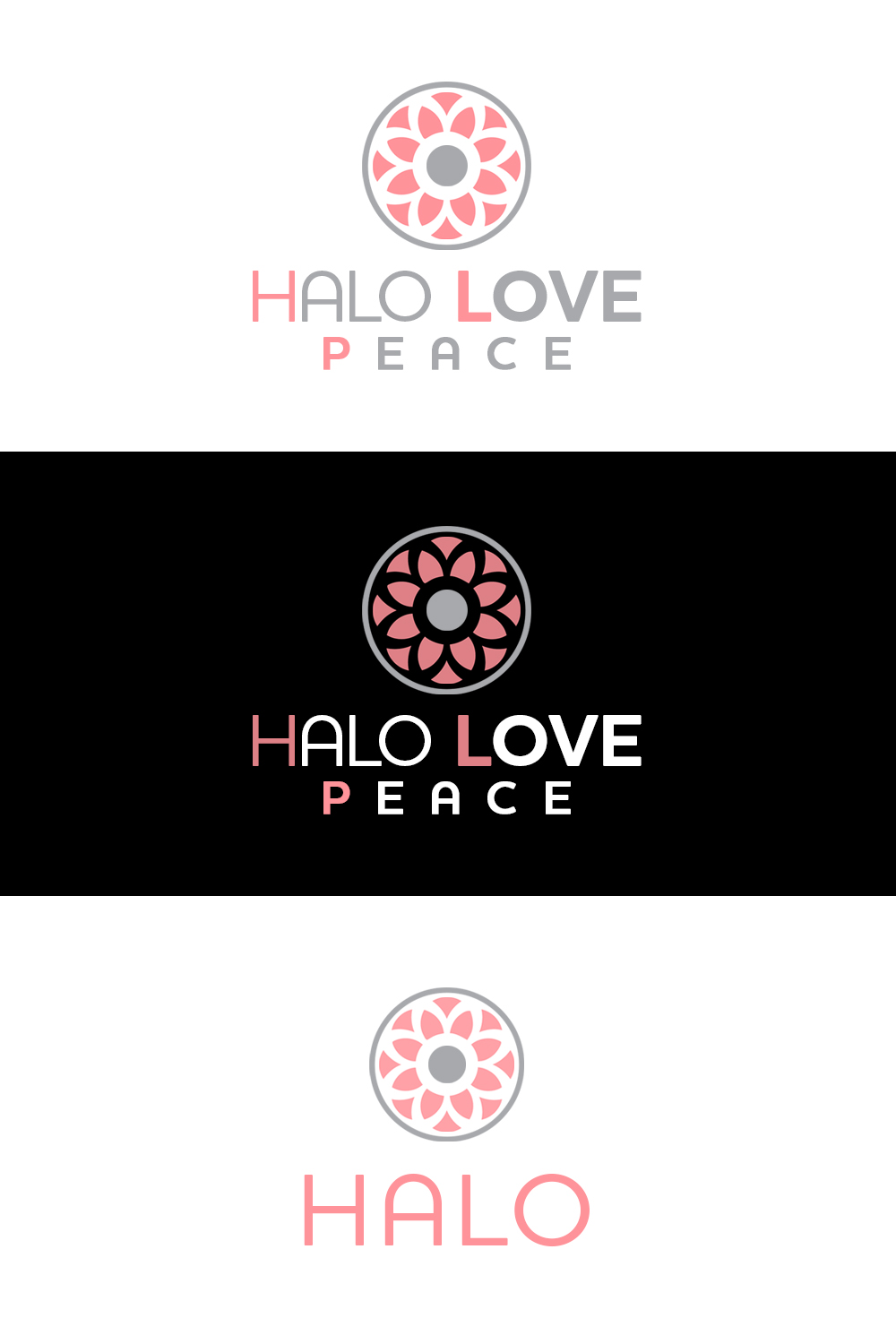 Logo Design by rivemediadesign for Halo Love Peace | Design #10357437