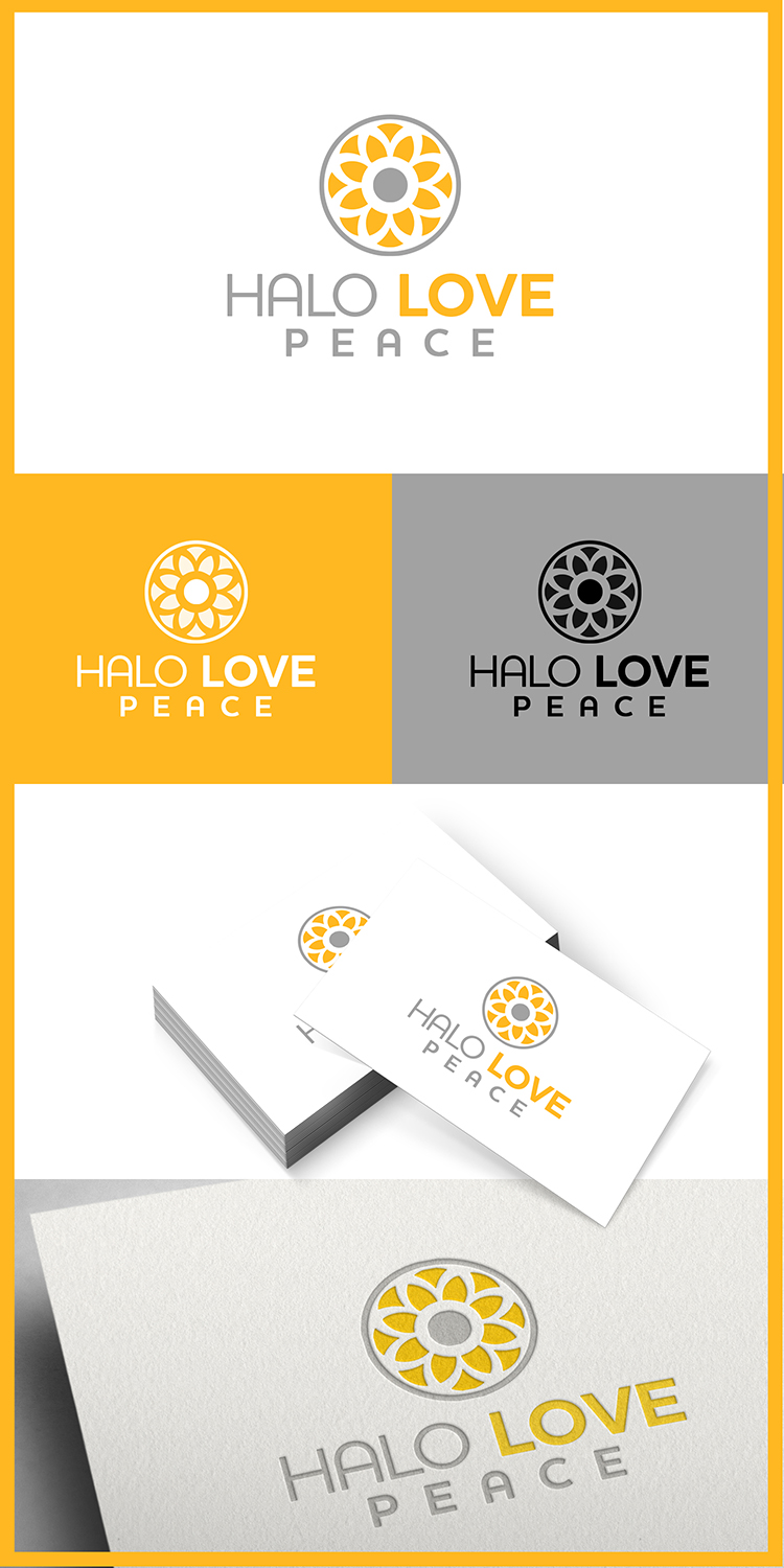 Logo Design by rivemediadesign for Halo Love Peace | Design #10377763