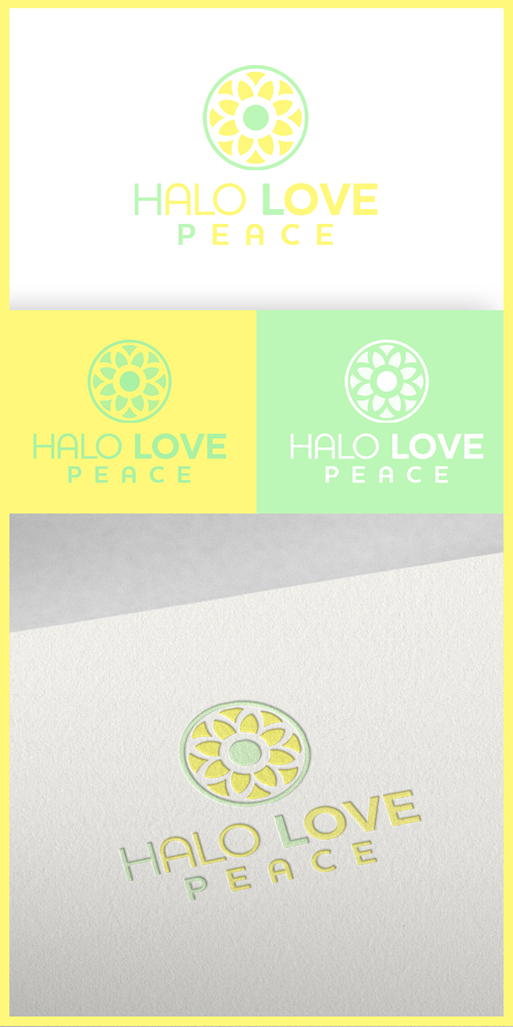Logo Design by rivemediadesign for Halo Love Peace | Design #10378232