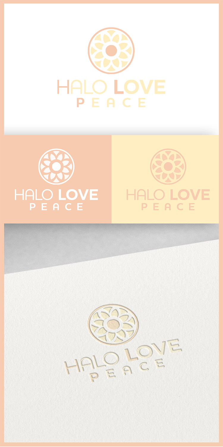 Logo Design by rivemediadesign for Halo Love Peace | Design #10378247