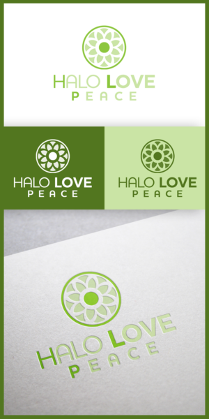 Logo Design by rivemediadesign for Halo Love Peace | Design: #10379271