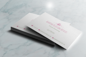 Almond Blossom Affairs Event Planning in need of a design!!  | Business Card Design by Grafactory