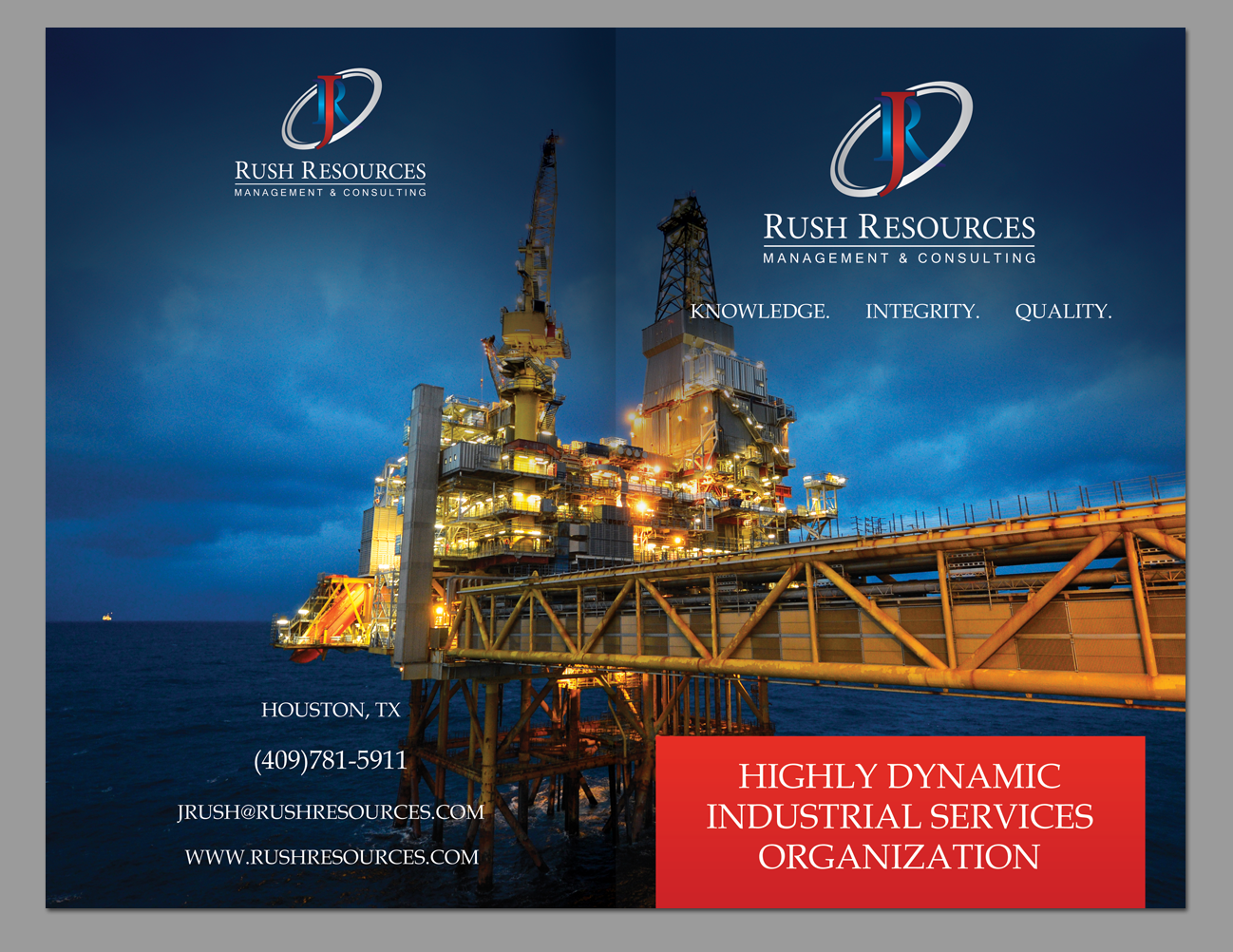 Brochure Design by Victor_pro for Rush Resources | Design #10410841