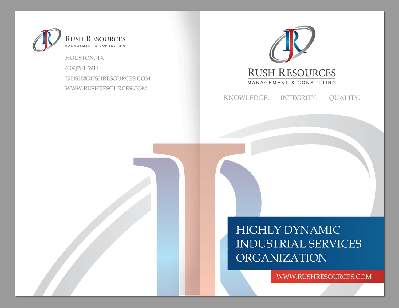 Design de Brochure par Victor_pro pour Rush Resources | Design #10411001