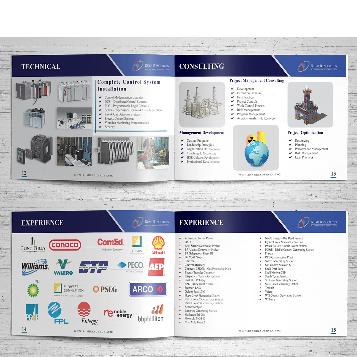Diseño de Brochure por Nurul Afsar para Rush Resources | Diseño #10433799
