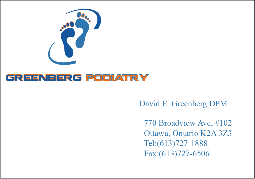 Logo-Design von Designer 141918 für David Greenberg Podiatry Professional Corp. | Design #10334431