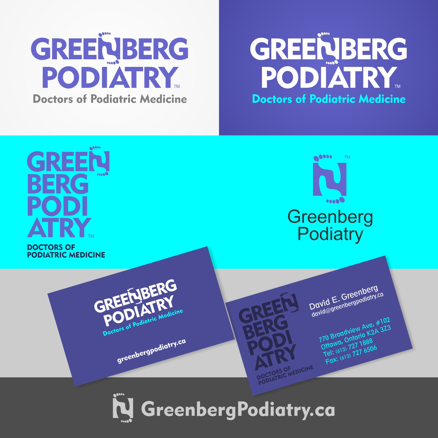 Logo Design by Marcos! for David Greenberg Podiatry Professional Corp. | Design #10346421