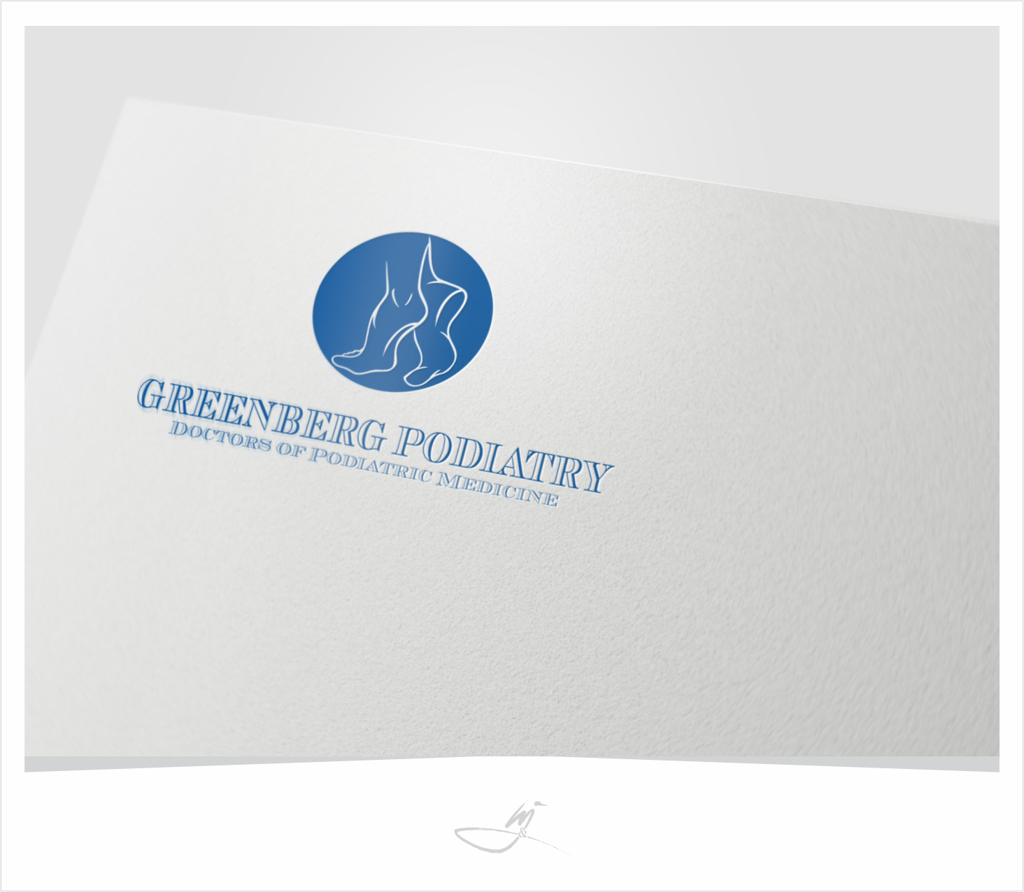 Logo-Design von Mimi &amp; Max für David Greenberg Podiatry Professional Corp. | Design #10325097