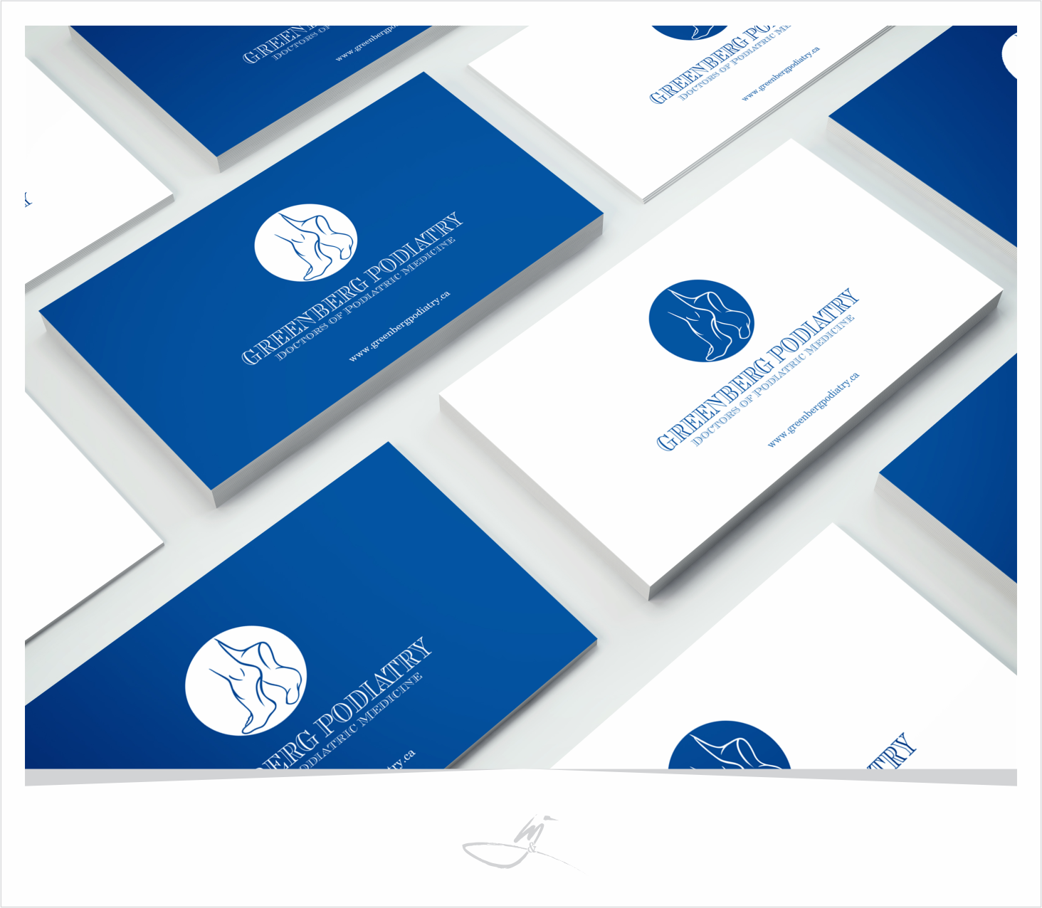 Logo-Design von Mimi &amp; Max für David Greenberg Podiatry Professional Corp. | Design #10325129
