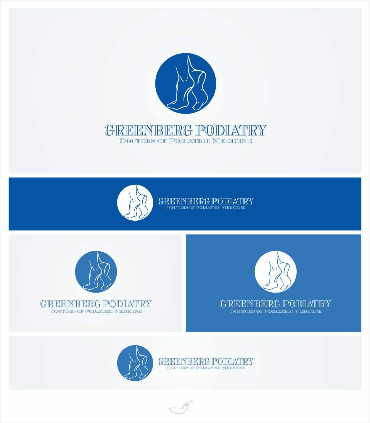 Logo-Design von Mimi &amp; Max für David Greenberg Podiatry Professional Corp. | Design #10325314