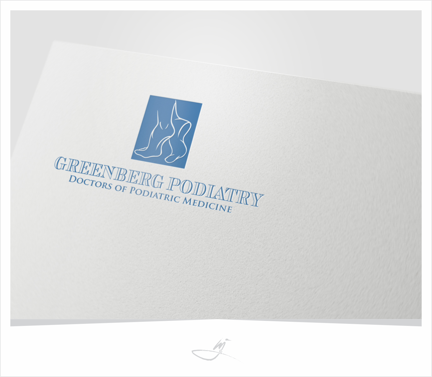 Logo-Design von Mimi &amp; Max für David Greenberg Podiatry Professional Corp. | Design #10325355
