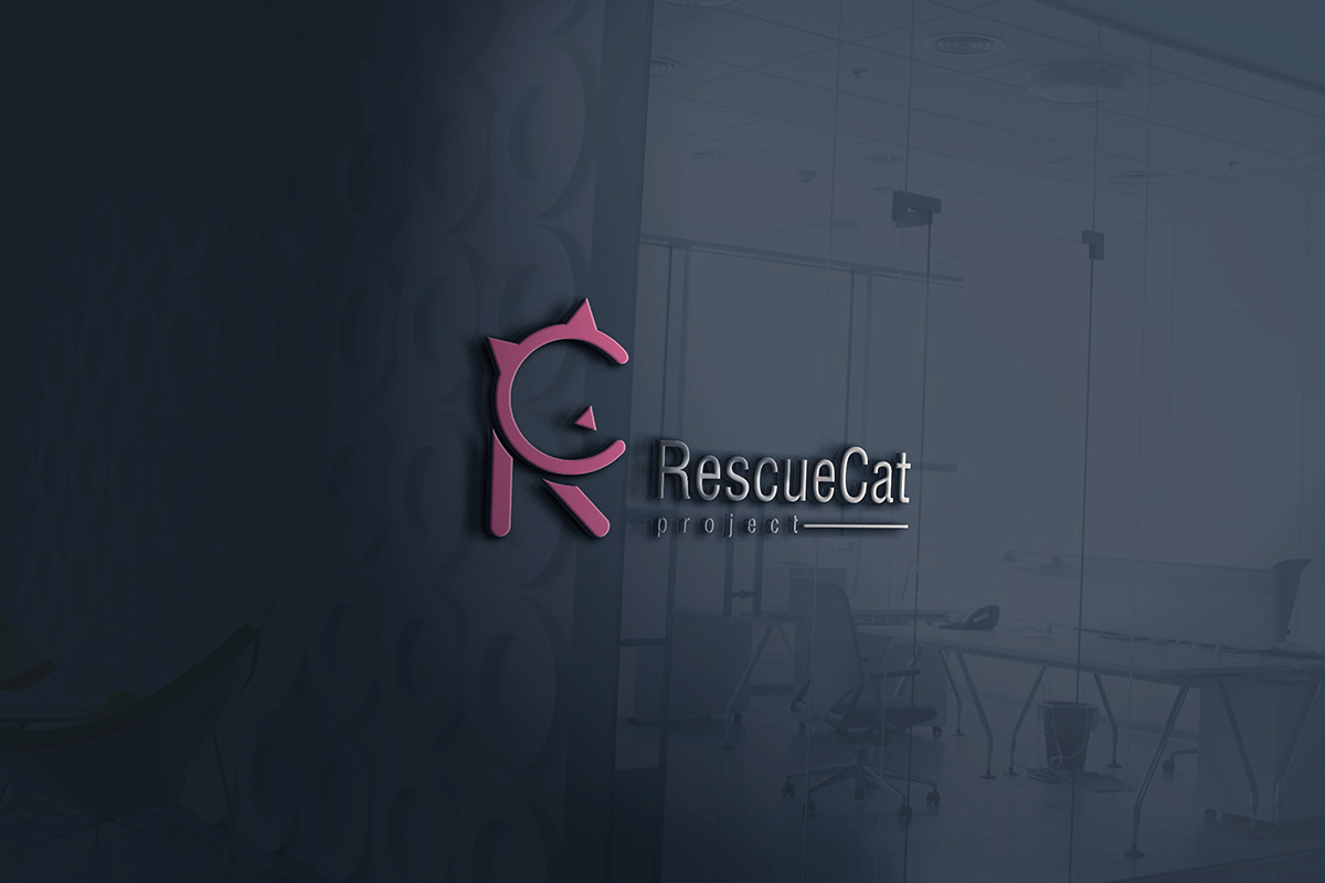 Logo Design by Ather Ali Khan for RescueCat Project | Design #10323851