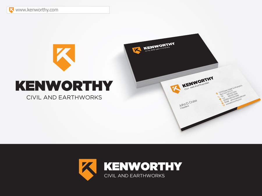 Logo Design by airborne for Kenworthy Civil and Earthworks  | Design #10344311