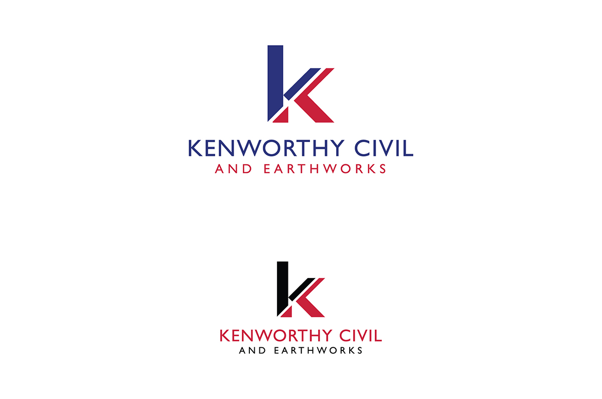 Logo Design by Ves-Boycheva for Kenworthy Civil and Earthworks  | Design #10448924