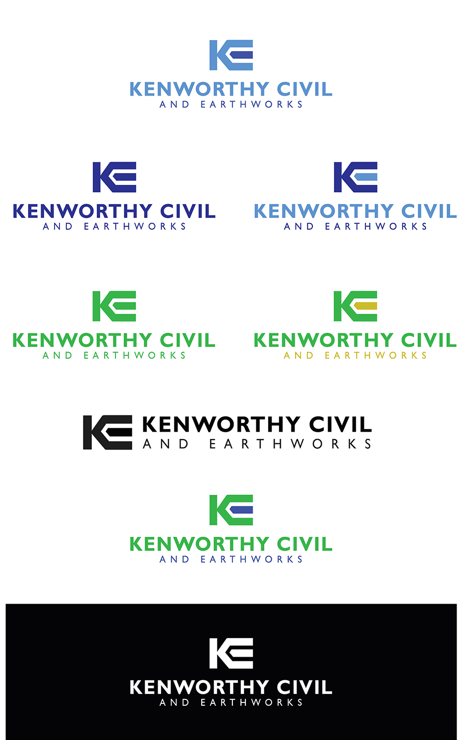 Logo Design by Ves-Boycheva for Kenworthy Civil and Earthworks  | Design #10521241