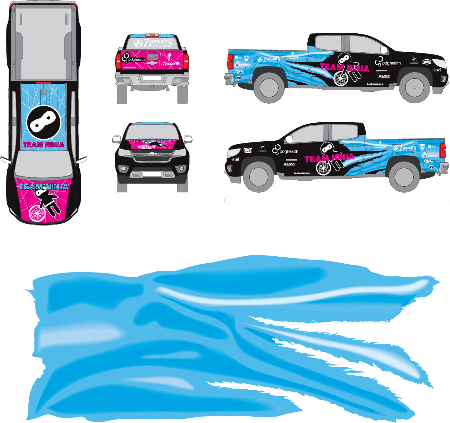 Signage Design by Kings Bishop Design for Ninja Mountain Bike Performance | Design #10388207