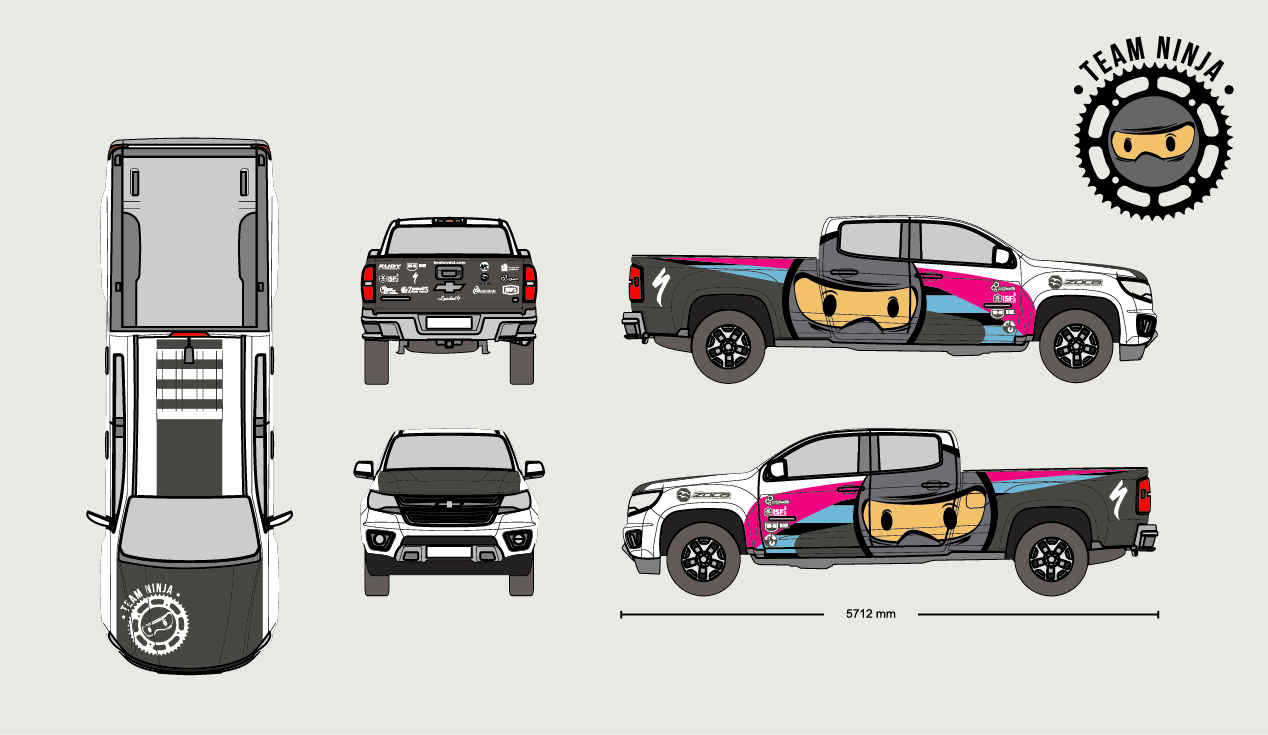 Diseño de Señalética por SAINT para Ninja Mountain Bike Performance | Diseño #10369281