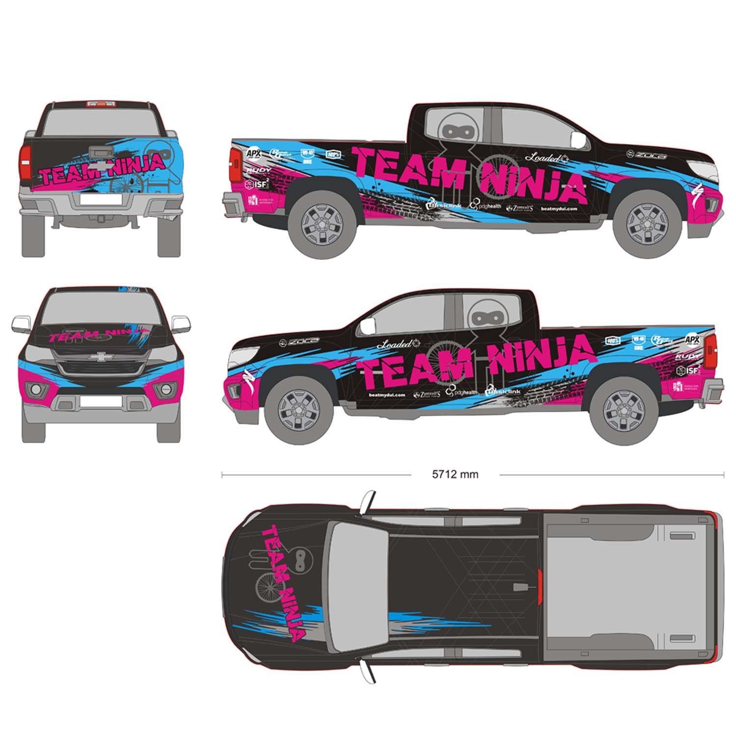 Design de Panneau par Tomy Prast pour Ninja Mountain Bike Performance | Design : #10389232