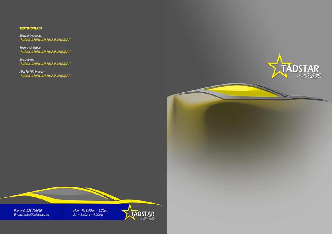 Brochure Design by KAS for Tadstar Ltd | Design #2173950
