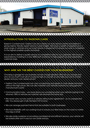 Brochure Design by Morya for Tadstar Ltd | Design: #2194968